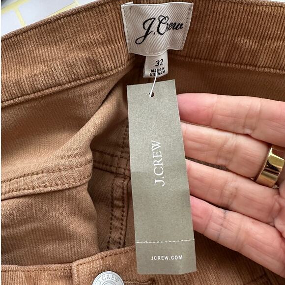 NWT J Crew Golden Brandy Vintage Slim Straight Corduroy Pants 32 / 12 - Picture 9 of 16